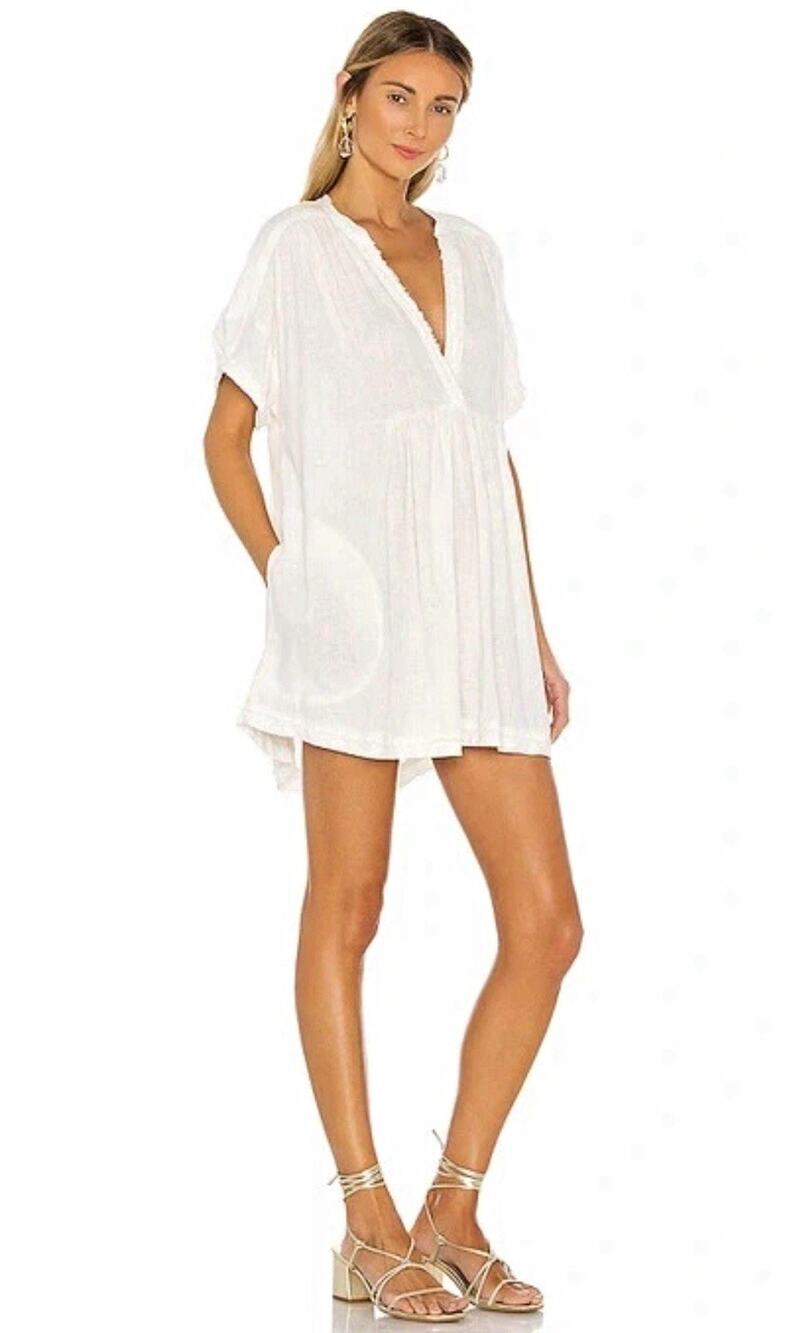 the Free People Getaway With Me Tunic Shift Dress with Pockets size XL